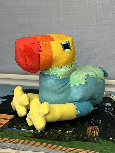 Мягкая игрушка Попугай Happy Explorer Minecraft 23см