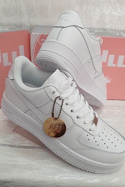 Шкіряні кросівки NIKE air forse 1 low