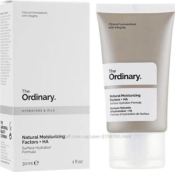 Натуральні зволожувальні фактори the ordinary natural moisturizing factors