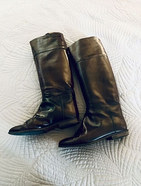 Шкіряні чоботи труби Вrown &acutes