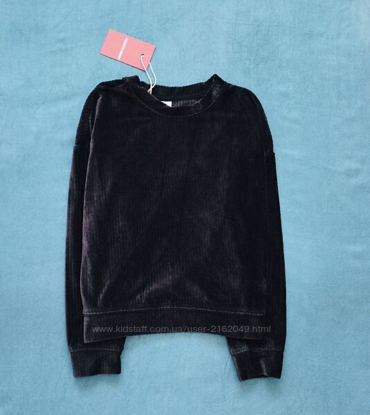7-8 рок. , Wonder Nation велюрова тепла кофта, светр Лонгслів, в рубчик є
