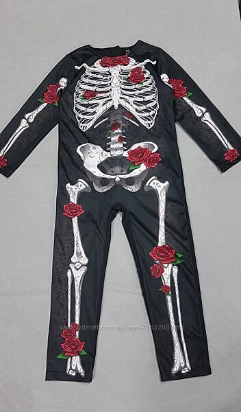 Карнавальный новогодний костюм Скелет на Хеллоуин