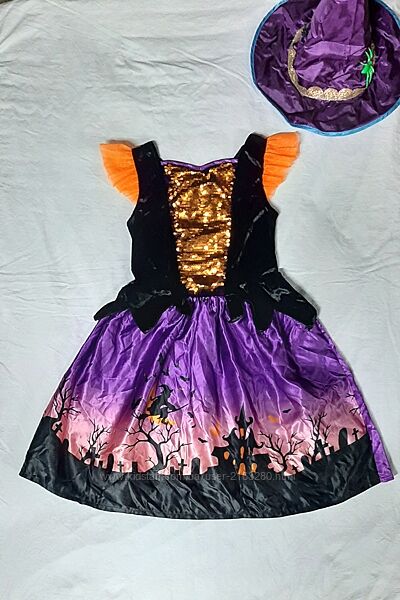 Карнавальный новогодний костюм Вампирша Колдунья Ведьмочка на Хеллоуин