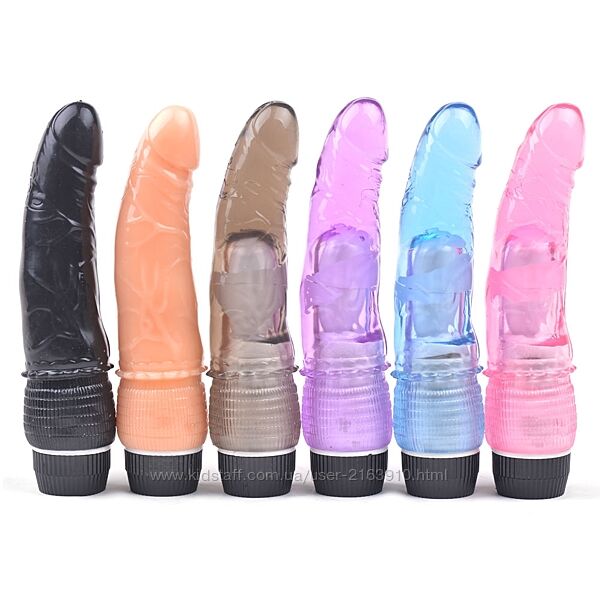 Вібратор фалоімітатор гелевий