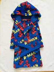 2-3 р. 98 зріст Marks&Spencer пухнастий махровий халат Spiderman. Людина-Па