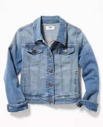 Джинсова куртка old navy, розмір м8що відповідає віку 8-10 р, ріст 134-14
