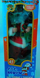 Санта Клаус, дед мороз музыкальный, высота 41 см