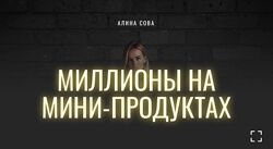 Алина Сова Миллионы на мини-продуктах