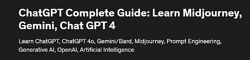 Полное руководство ChatGPT изучение Midjourney, Gemini, Chat GPT 4 T Das
