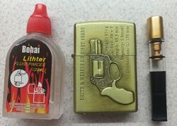 Запальничка бензинова в подарунковій коробці Патрон XT-4932-1