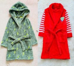 4-6 рок. , 104-116 зріст Primark. Miniclub флісовий, махровий халат банний, 