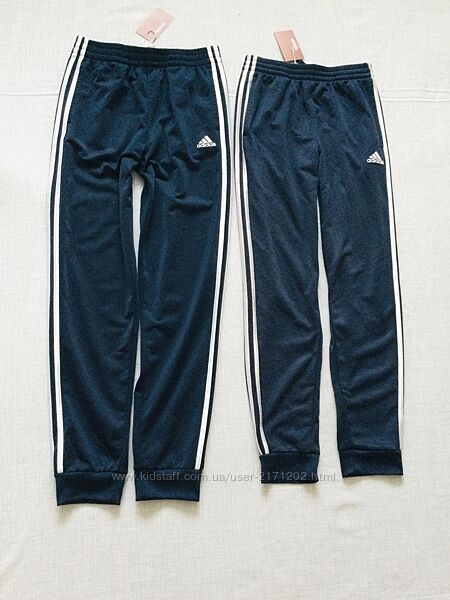 14-16 р. , Adidas зимові та демі спортивні штани на флісі та з начосом. синь
