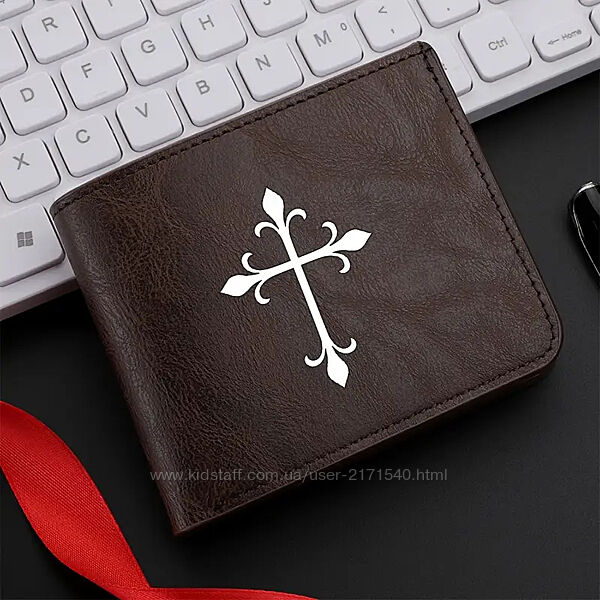 Мужской кошелек из эко-кожи