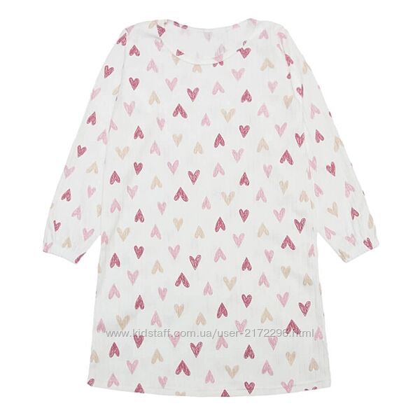 Дитяча нічна сорочка для дівчинки, нічна сорочка з довгим рукавом