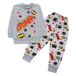 Дитяча піжама з довгим рукавом для хлопчика, з малюнком Batman
