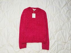Primark теплий плюшевий фактурний светр Оверсайз. новий з усіма бірками. се