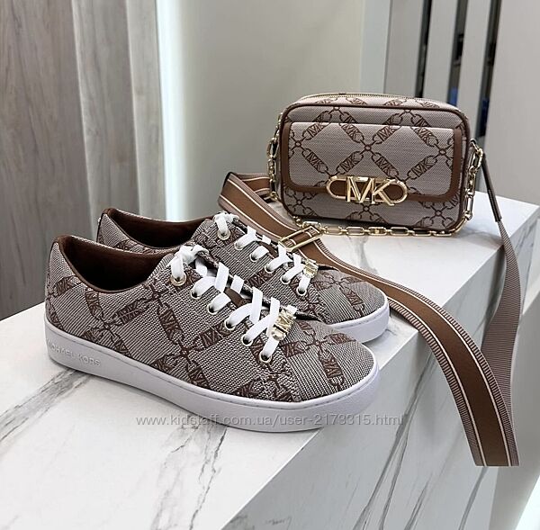Жіночі кеди з лого оригінал Michael Kors