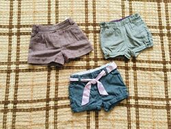 1-3 рок. , Zara. M&Co. теплі шортики під колготки, чудово на демі-сезон. , во