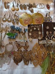 Сережки винтаж времён СССР.