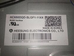 Матриця телевiзора HC650DQD-SLGF1-11XX