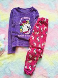 12-13 років, Studio флісова піжама з Сердечками і Однорогом реглан і штанік