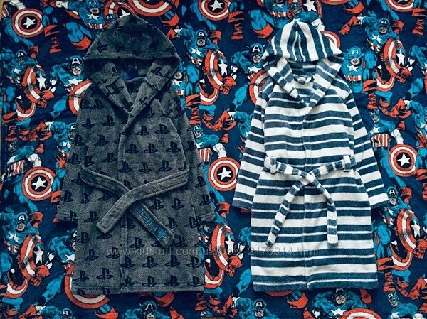 7-8 рок F&F. John Lewis. флісовий халат банний, теплий. на море або в басей