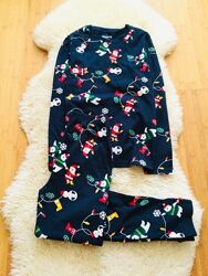 122-128 зріст Pepperts Новорічна трикотажна піжама з 100 бавовна з Різдвя