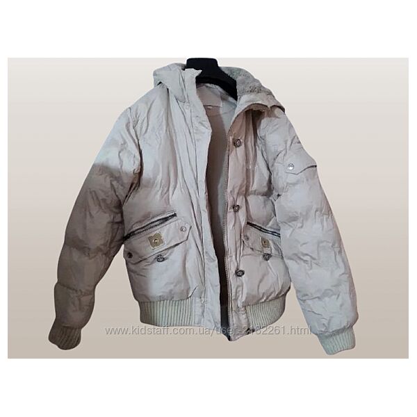 Тепла зимова куртка Diamond з нюансом