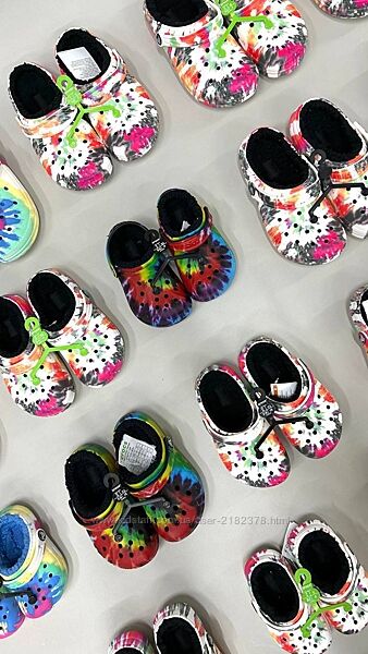 Crocs дитячі на хутрі 
