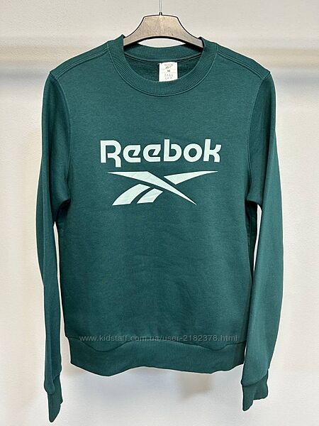 Зелений світшот Reebok, флісовий, унісекс
