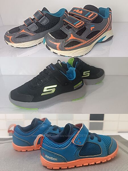 Кросівки Skechers Fila Reebok 24 26 28 Кроссовки Фила Скечерс Рибок