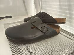 Биркенштоки шкіряні шльопанці клоги сабо шльопки Birkenstock Boston 39 