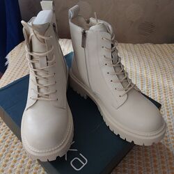 Стильні демисезонні черевики з натуральної шкіри