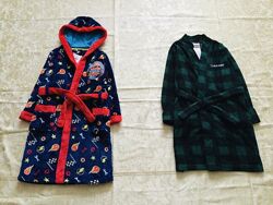 7-8 рок. Disney. Calvin Klein Халат флісовий, теплий, банний, на море або в