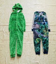 8-9 рок Disney. F&F. Флісовий кігурумі Динозаври. Супер - тепла піжама . м