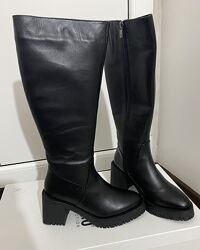 Шкіряні зимові чоботи, сапожки GUERO, р.37
