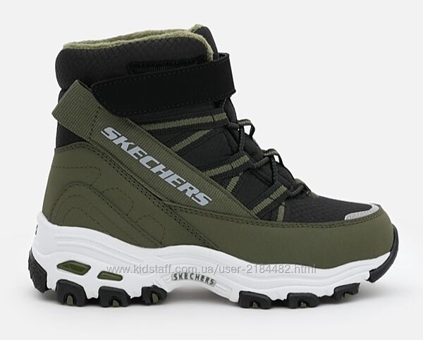 Підліткові зимові черевики для хлопчика Skechers D&acuteLites 660092L 