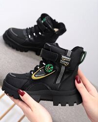 Ботинки детские зимние Discovery. эко-кожа, мех  27,29,30,31 Размер 