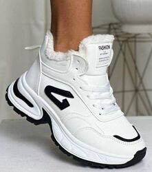 Зимние кроссовки женские. эко-кожа/эко-мех.   36,37,38,39,40 размер 