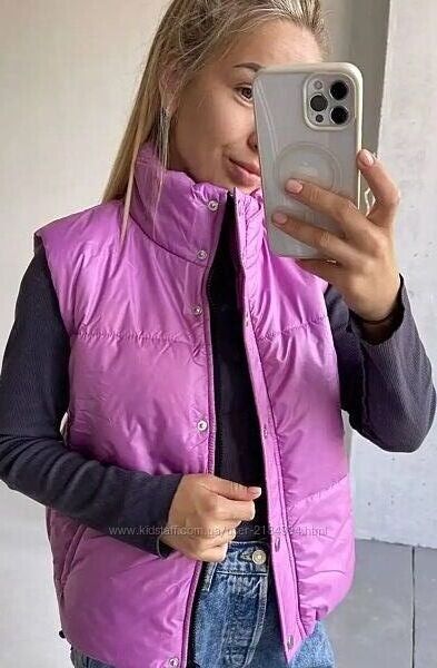 Жилетка плащівка фуксія розмір 42-44