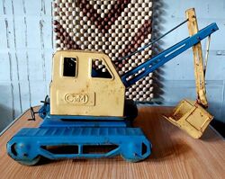 Игрушка Экскаватор СССР