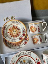 DIOR чашки з блюдцями парний набір ДІОР