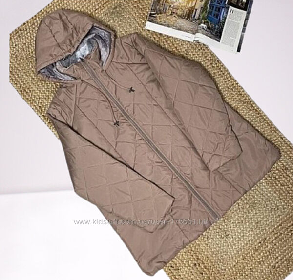 Демисезонная куртка цвет пудра Anne Dе Lancay . Размер   М - L 