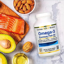 Omega-3 Premium Fish oil від California Gold Nutrition  