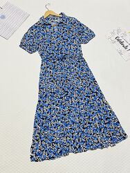 Гарна легка сукня / плаття  в квітковий принт з віскози від  бренду  F&F 