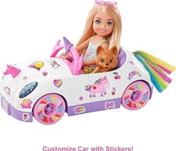 Кукла Барби Челси и автомобиль в стиле Единорога 