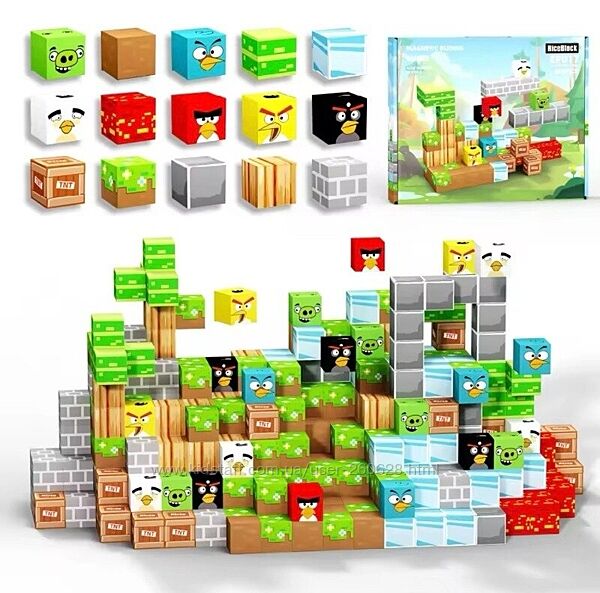 Магнітний конструктор Angry Birds
