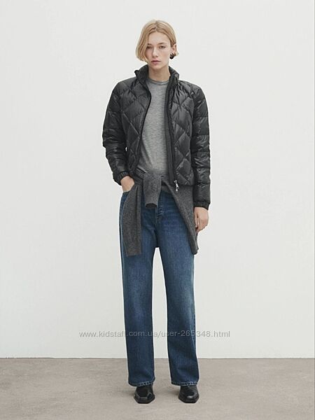 Нова пухова демі куртка Massimo Dutti. Оригінал. Розмір M