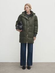 Нова подовжена куртка Massimo Dutti. Оригінал. Розмір XS M, більшемірить