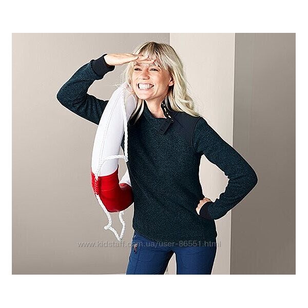 Якісний стильний вязаний светр з флісу 48-50 р. Л-Хл